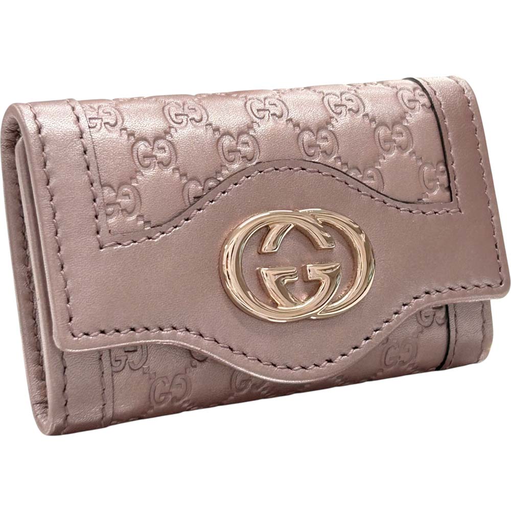 楽天市場】【未使用品】GUCCI グッチ GGキャンバス レザー 6連