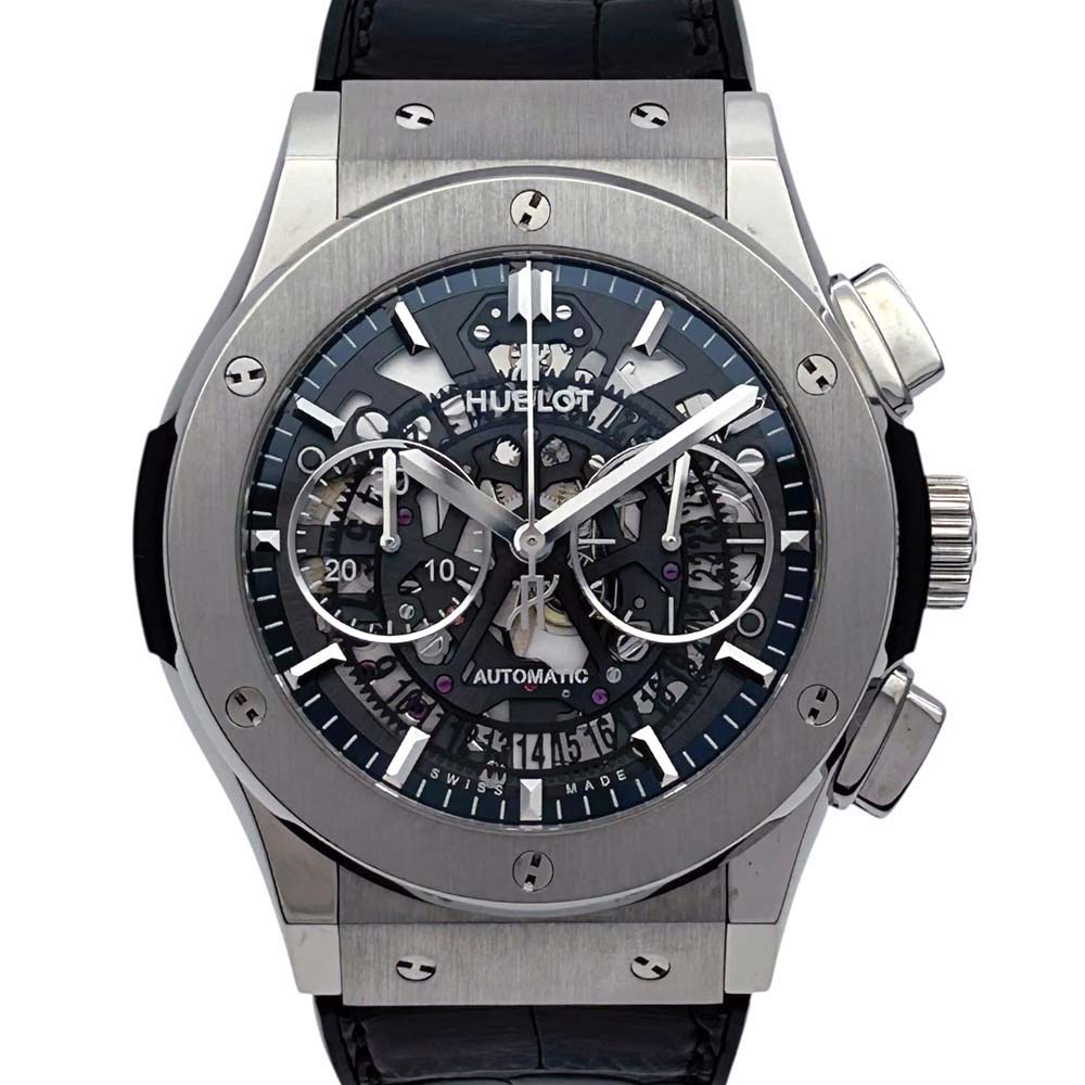 ［南店］【極美品/ギャラ○】 ウブロ Hublot 525.NX.0170.LR アエロフュージョン クロノグラフ ブラック 【中古】