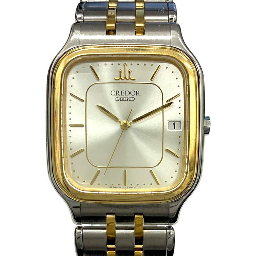 SEIKO クレドール 腕時計 ゴールド×シルバー クォーツ 電池切れ 現状品 SEIKO クレドール 腕時計 ゴールド×シルバー クォーツ 電池切れ