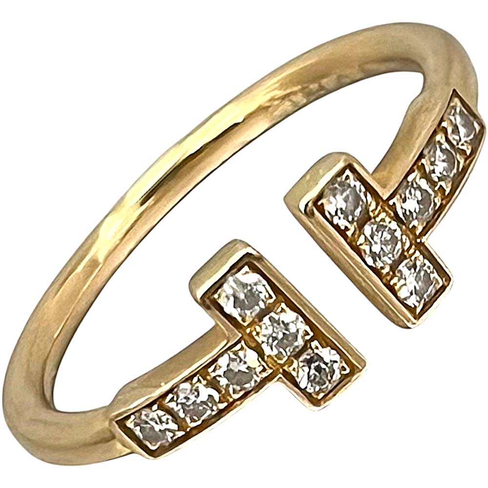 楽天市場】【美品】Tiffany&Co. （ティファニー） T ﾜｲﾔｰﾘﾝｸﾞ ﾀﾞｲﾔﾓﾝﾄﾞ