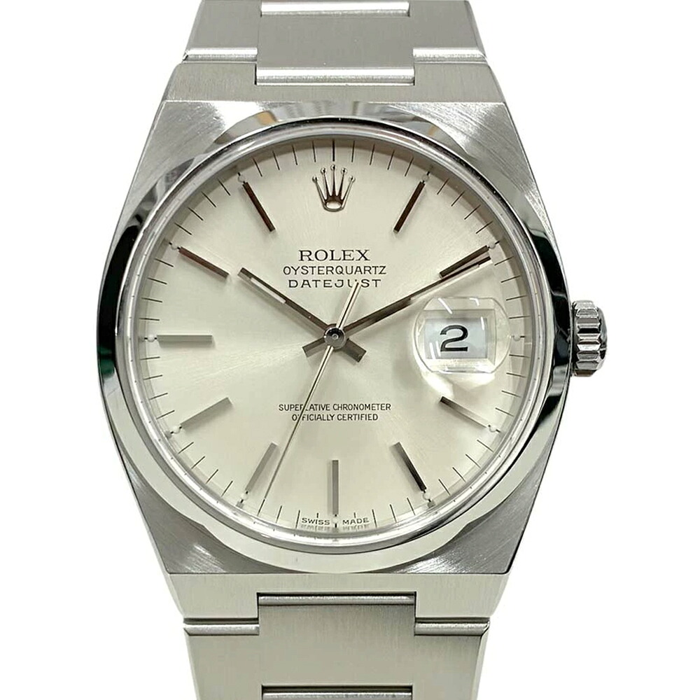 ［泉店］【美品/電池交換済み/外装仕上げ済み】 ロレックス ROLEX 17000A オイスタークオーツ デイトジャスト シルバー 【中古】