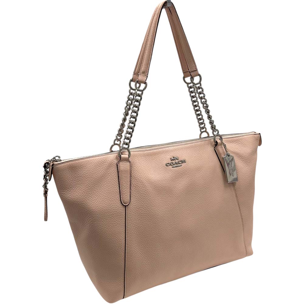 ［南店］【極美品】 コーチ F29007 レザーハンドバッグ ピンク ショルダーバッグ 肩掛け【中古】