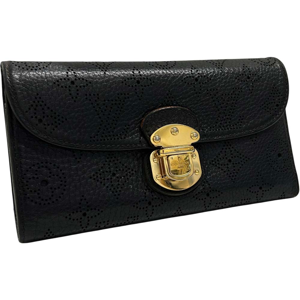［南店］【良品】 ルイヴィトン M95549 ポルトフォイユ アメリア ブラック【中古】