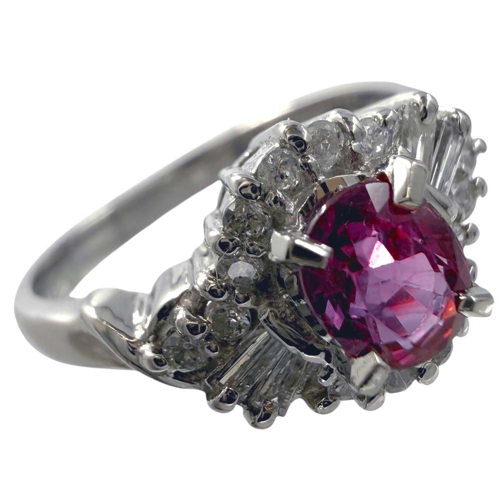 楽天市場】【緑屋質屋】ガラード ルビー・ダイヤ リング Pt950【中古