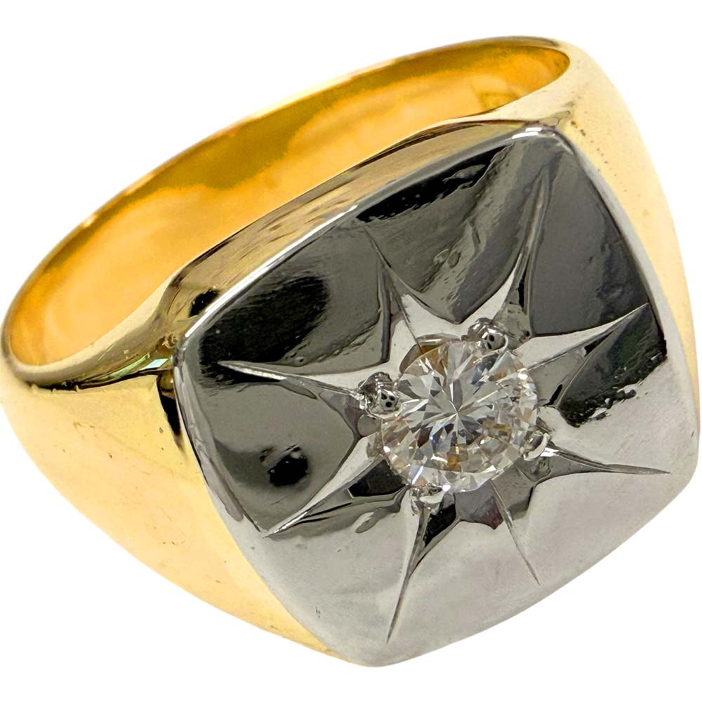 楽天市場】Pm850 プラチナ 指輪 印台ノーブランド リング ダイヤ 0.24