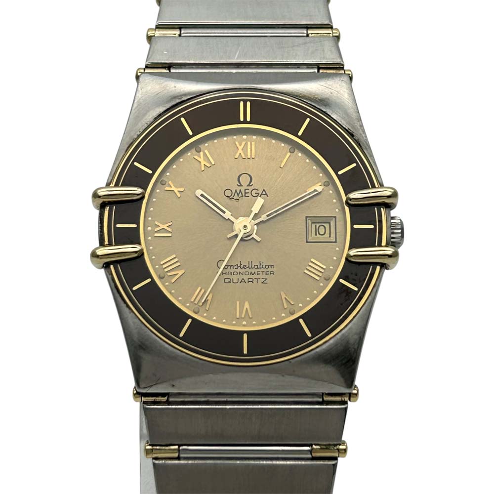 ［南店］【美品/電池交換済み】 オメガ Omega 798.0003 コンステレーション ゴールド 【中古】