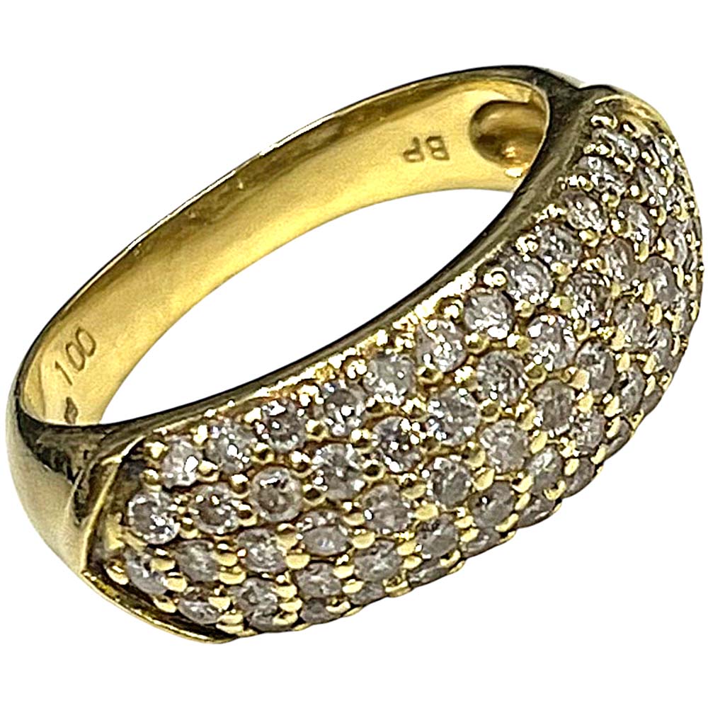 楽天市場】K18 亀モチーフ ホワイトシェル×ダイヤリング 甲羅開閉 14号