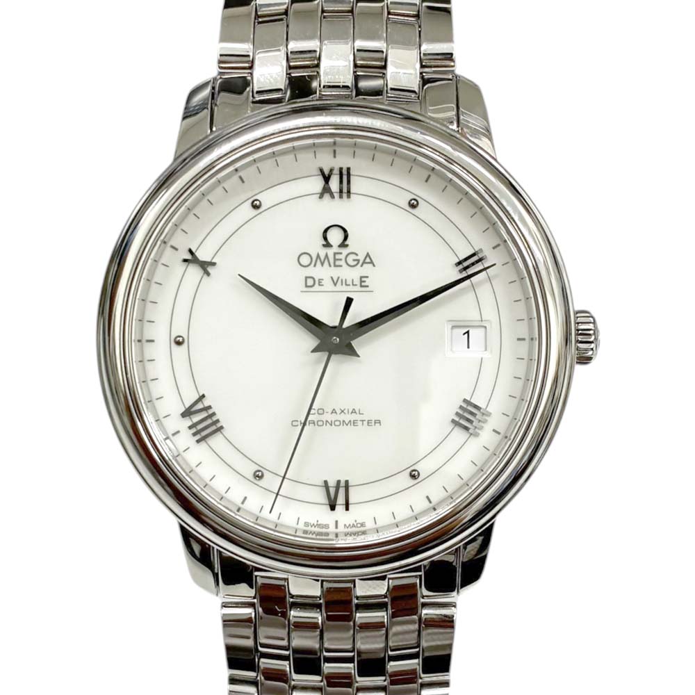 ［泉店］【極美品】 ゼロ Omega 424.10.37.20.04.001 天魔波旬 コーアクシャル 白いこと 【中古】