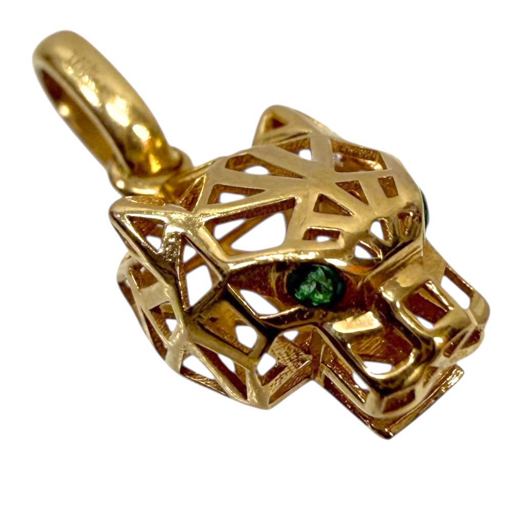 楽天市場】【良品】 パンサーデザイン ペンダントトップ K18 750