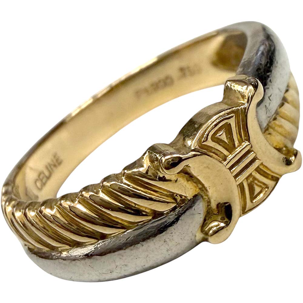 楽天市場】セリーヌ マカダム リング・指輪 プラチナPT900 レディース