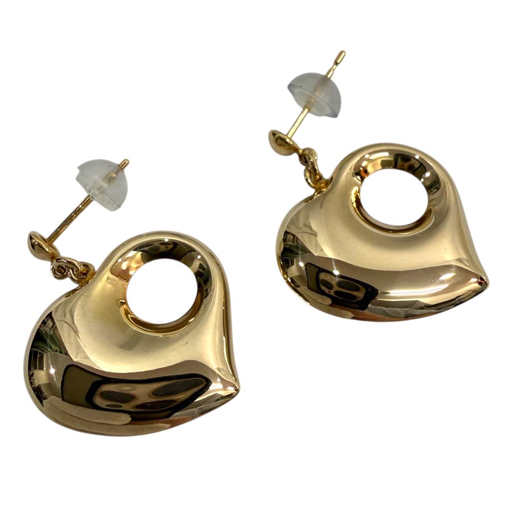 【美品】 ハートデザインンピアス K18 約3.26g 【中古】|質屋かんてい局山形北店