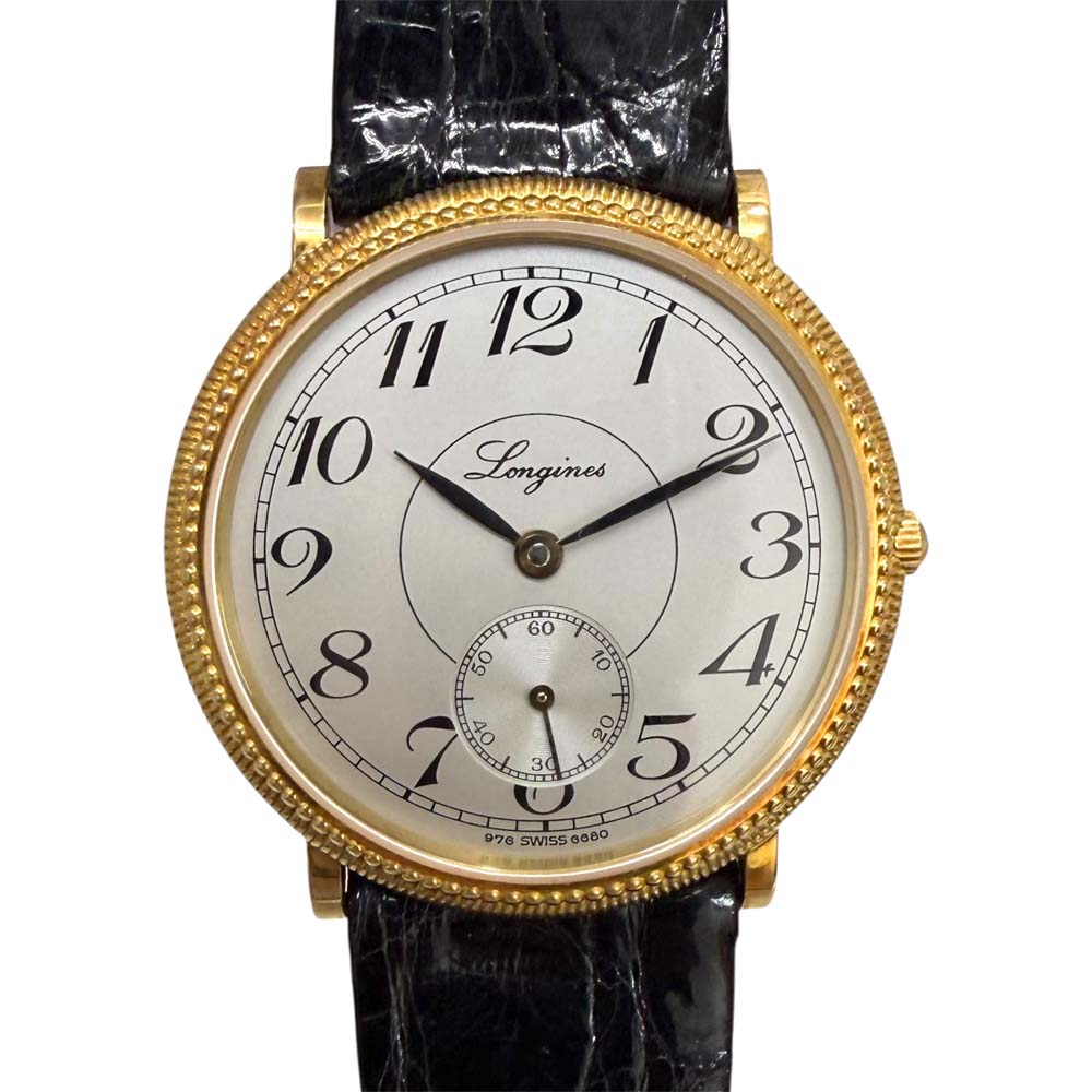 【良品/電池交換済み】 ロンジン Longines 6680-970 クォーツ腕時計 18K【中古】