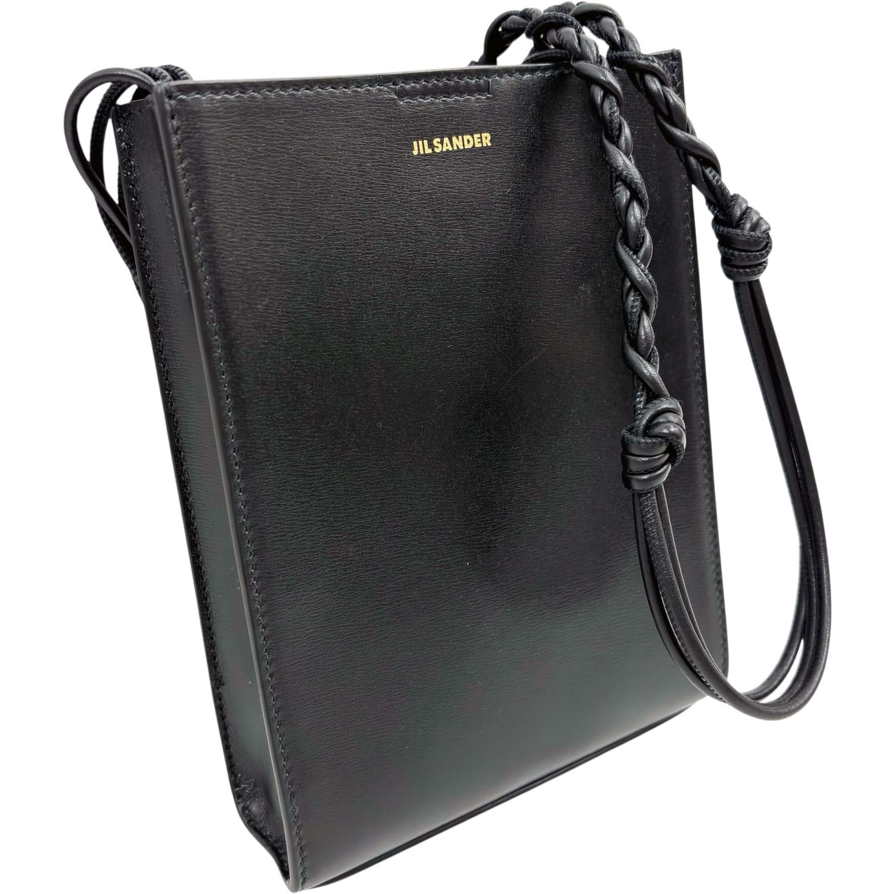 【美品】 ジルサンダー J07WG0001P4841001 タングル スモール ブラック ショルダーバッグ 斜め掛け 【中古】