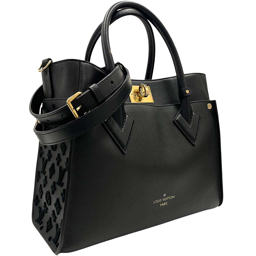 ［南店］【未当て嵌める品】 ルイヴィトン M53826 オンマイサイドMM 黒いこと ハンドバック ショルダーバッグ 【中古】