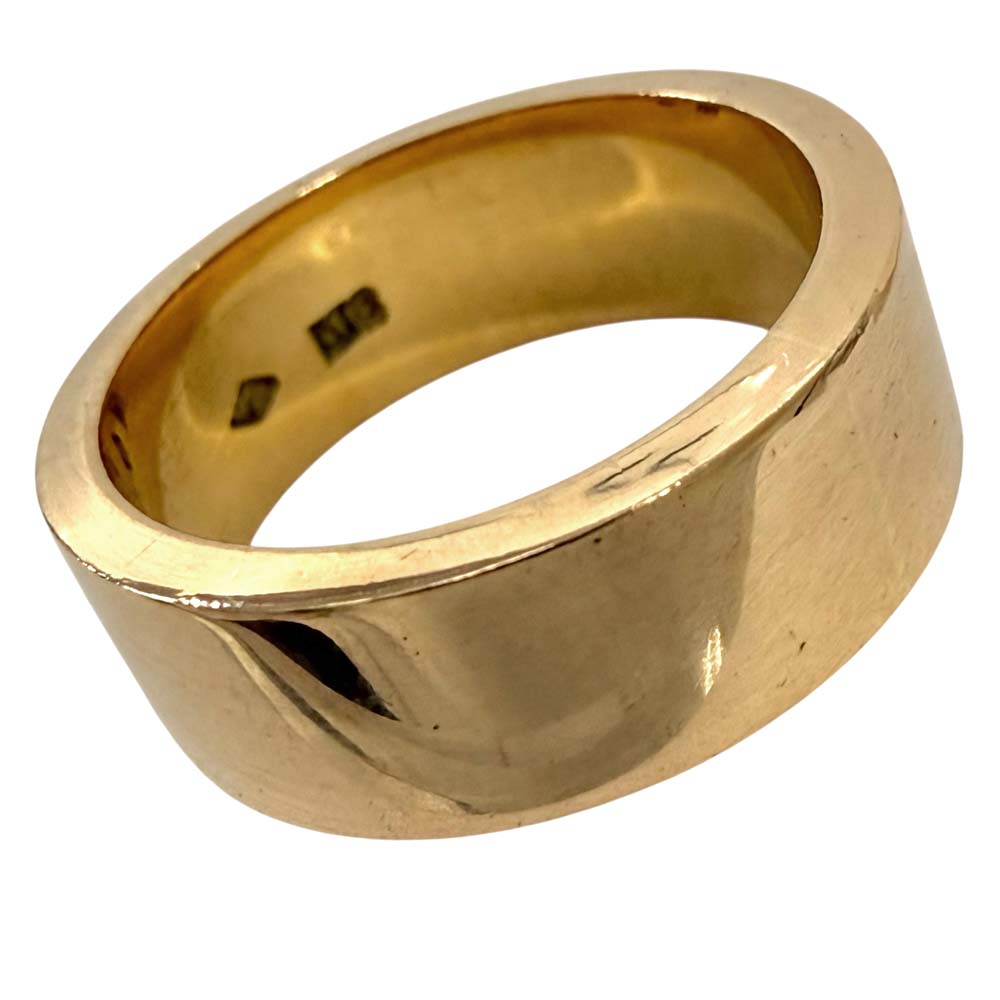 【美品】 平打ちリング K18 約12.18g 約14号 【中古】｜質屋かんてい局山形北店