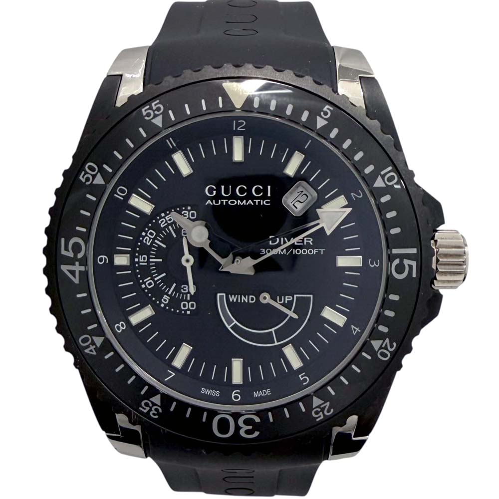 ［泉店］【良品】 グッチ YA136201 とび込み 黒いこと 【中古】