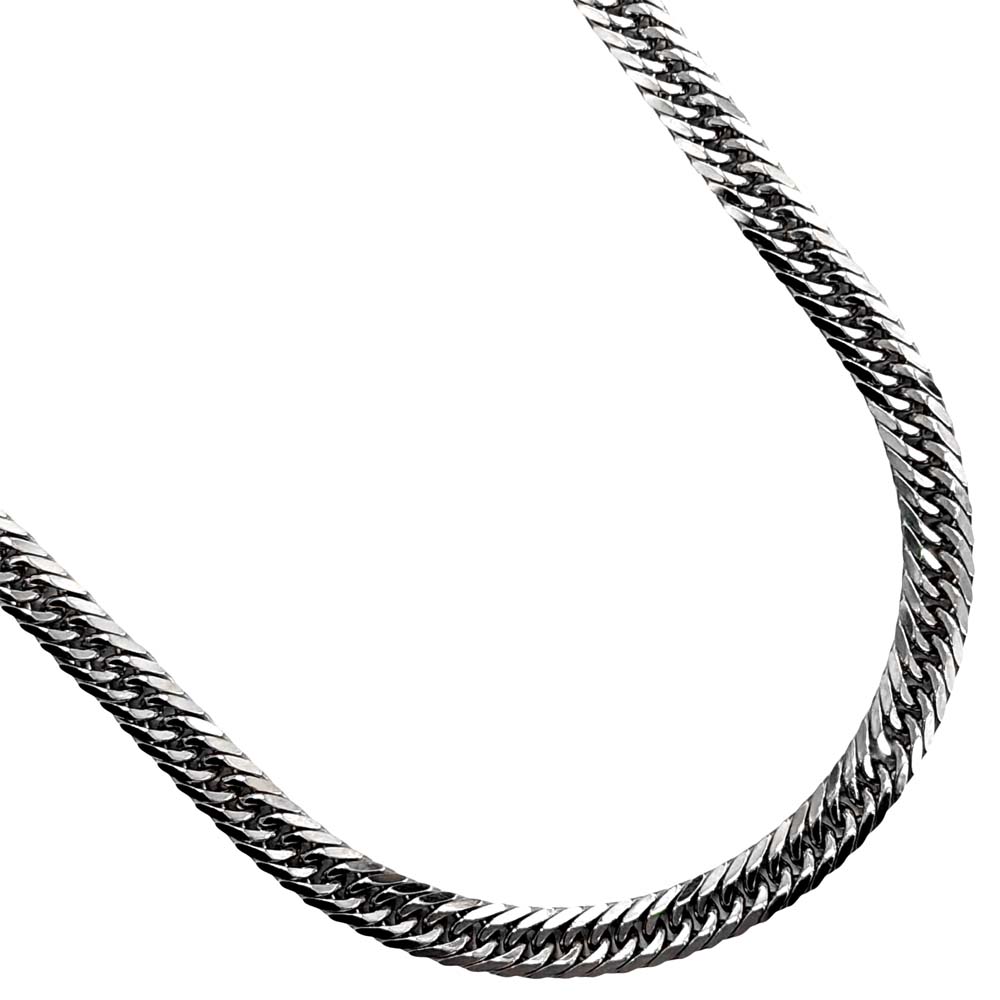 ［南店］【美品】 喜平8面トリプル ネックレス Pt900 約55cm 約33.76g 【中古】