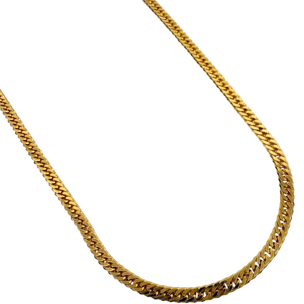 【良品】 喜平6面W頸飾り K18 約60糎 約20.18g 【中古】