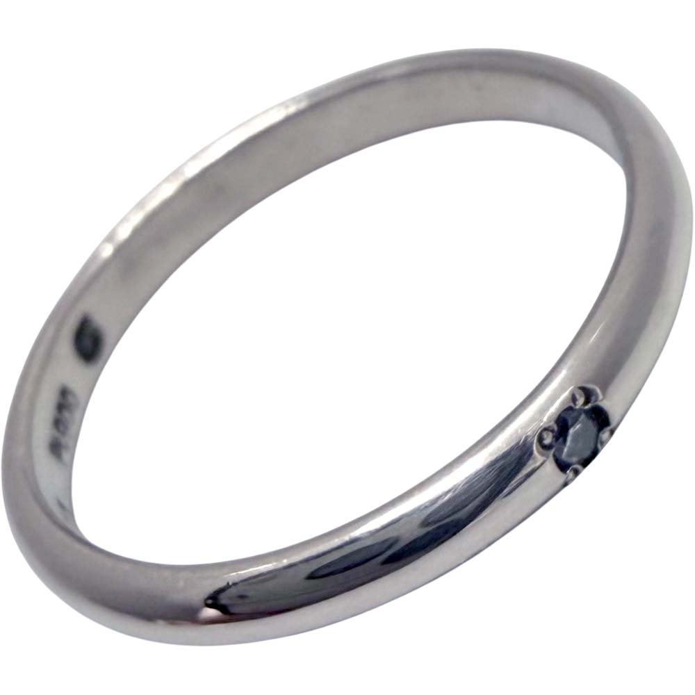 ［泉店］【美品】 1Pダイヤモンドリング Pt900 FD 0.01ct 約3.19g 約13号 【中古】