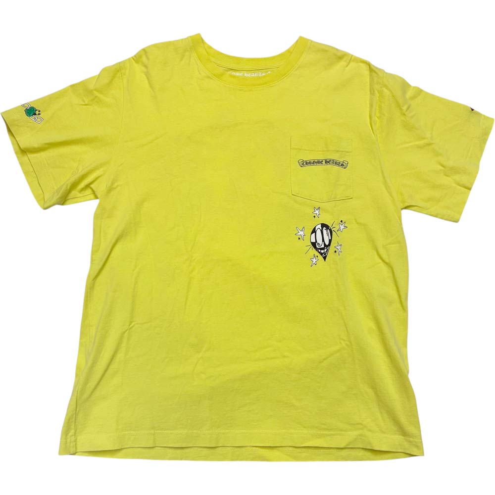 ［泉店］【良品】 クロムハーツ クロムハーツ x マッティボーイ PPO チェーンゲーム Tシャツ イエロー【中古】