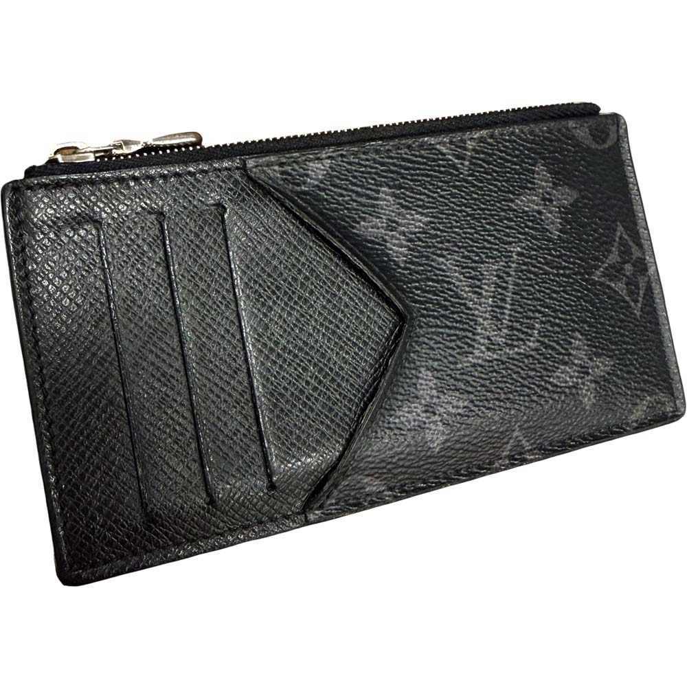 ［泉店］【良品】 ルイヴィトン M30271 コインカードホルダー ブラック カードケース カード入れ 【中古】