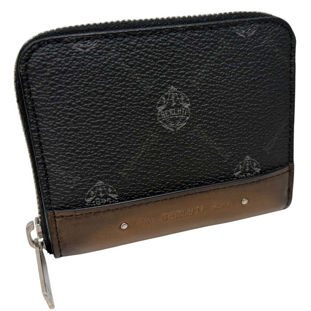 ［泉店］【極美品】 ベルルッティ ワパ 先だつもの金入れ 黒いこと 釣り銭入れ コインケース 【中古】