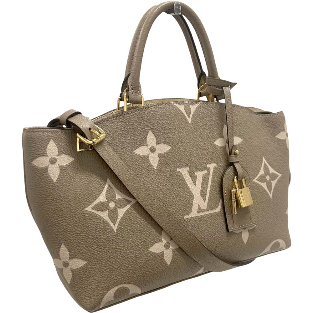 ［南店］【極美品】 ルイヴィトン M58914 プティ・パレPM バイ色合い モノグラム・アン工業プラント グレージュ ハンドバック ショルダーバッグ 【中古】