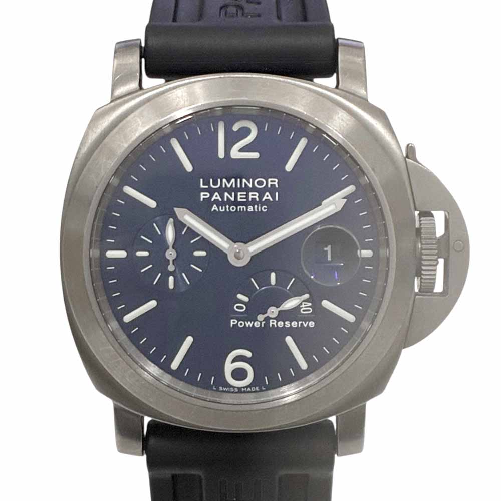 ［泉店］【良品/属する品○】 パネライ Panerai PAM00093 ルミノール・パワーリザーブ 青碧 【中古】