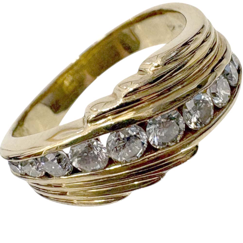 ［泉店］【美品】 メレダイヤモンドリング K18 0.54ct 約5.30g 約13号 【中古】｜質屋かんてい局山形北店