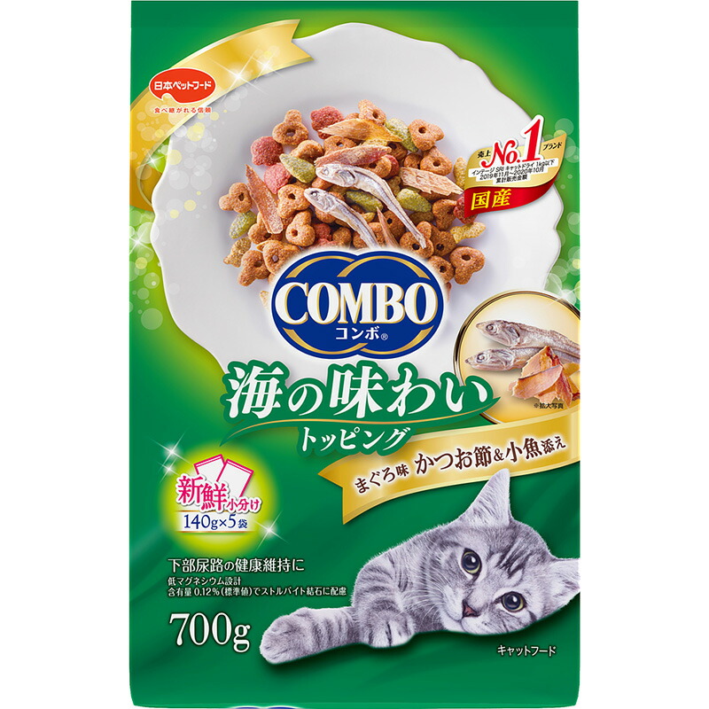 楽天市場】[日本ペットフード] コンボ キャット 肥満が気になる猫用 まぐろ味・かつお節・小魚添え 700g : petpepe