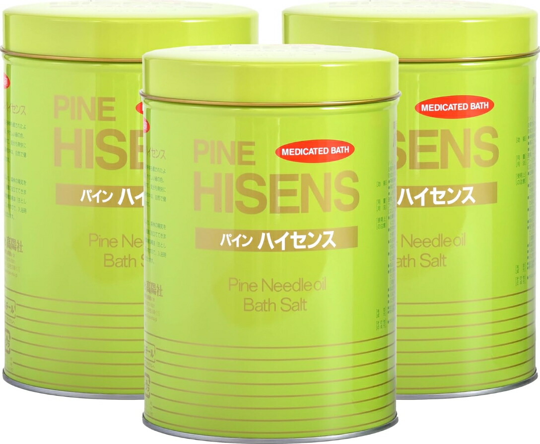高陽社　入浴剤　パインハイセンス2.1kg x 6缶 パインハイセンス 高陽社 薬用入浴剤 2.1kg ( 2100g ) 6缶 分包6