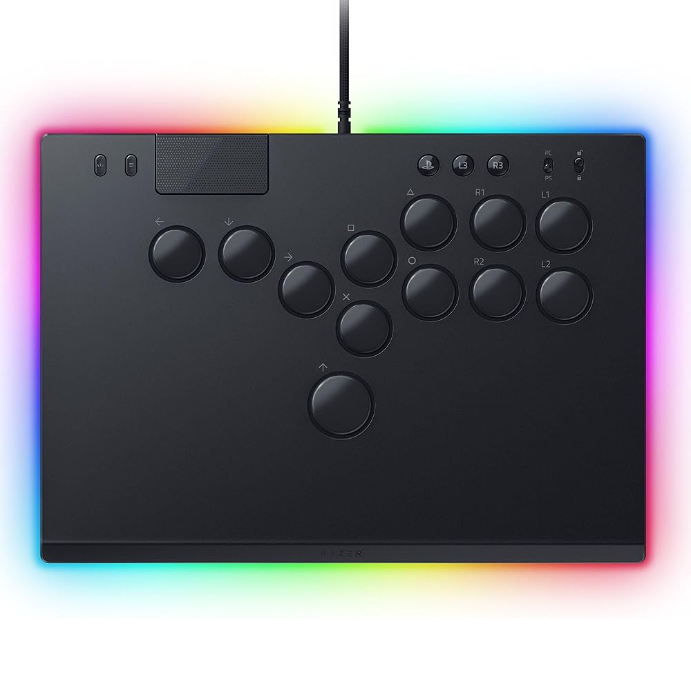 【あけおめ価格】 レバーレス アーケードコントローラー アケコン 格ゲー/FPS Amazon | Haute42 レバーレスアケコン 超薄型オールボタン