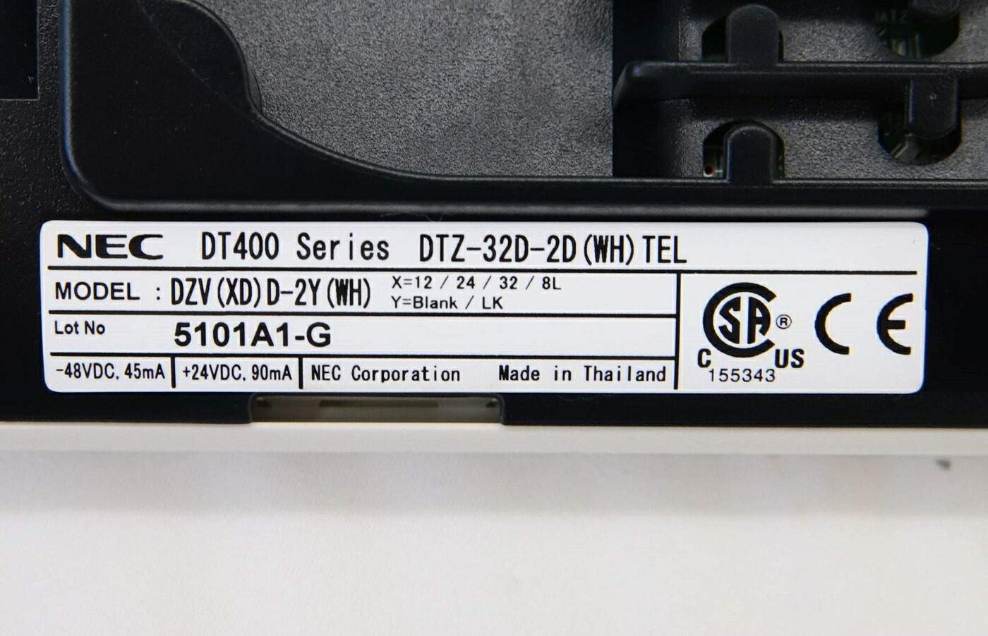 送料無料 中古 Wh Dt400 Dtz 32d 2d 32ボタン標準電話機 Nec