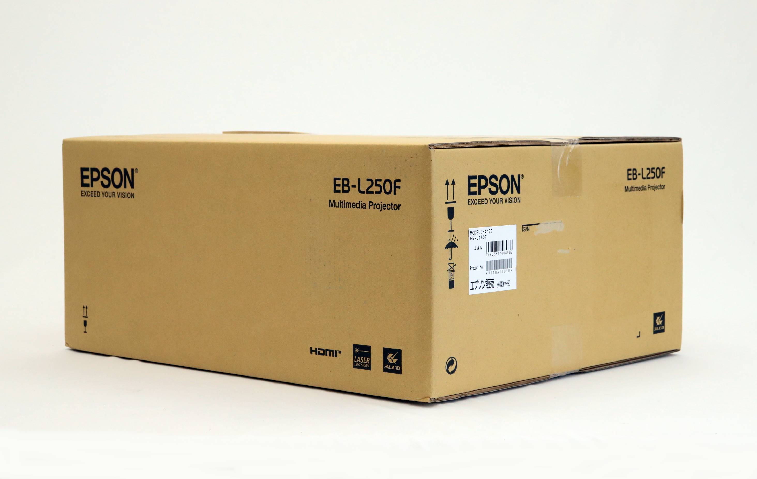 【送料無料】新品エプソンビジネスプロジェクターEB-L250F4500lmFullHDレーザー光源無線LAN標準プロジェクターIア1