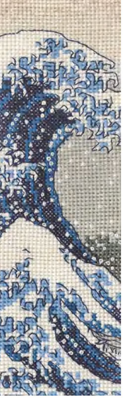 楽天市場】 DMC 刺しゅうキット BL1145/73 葛飾北斎「神奈川沖浪裏