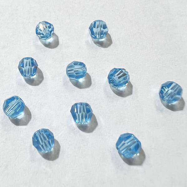 楽天市場】【在庫限り・】 ガラスカットビーズ ダイヤ型 4mm 7mm 【MI