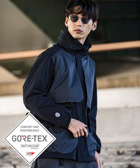 alk phenix アルクフェニックス Convoy jacket コンボイジャケット Karu-Stretch Taffeta II x GORETEX SUPER LIGHT カルストレッチタフタII x　ゴアテックススーパーライト【MEN】