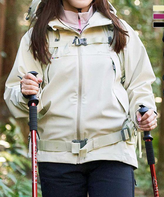 phenix OUTDOOR フェニックスアウトドア 4WAYストレッチ3Lマウンテンパーカー 撥水 ドライバリア アウター【WOMEN】|Phenix 店