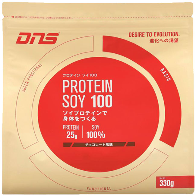 DNS プロテイン ソイ100 チョコレート風味 330g 値頃