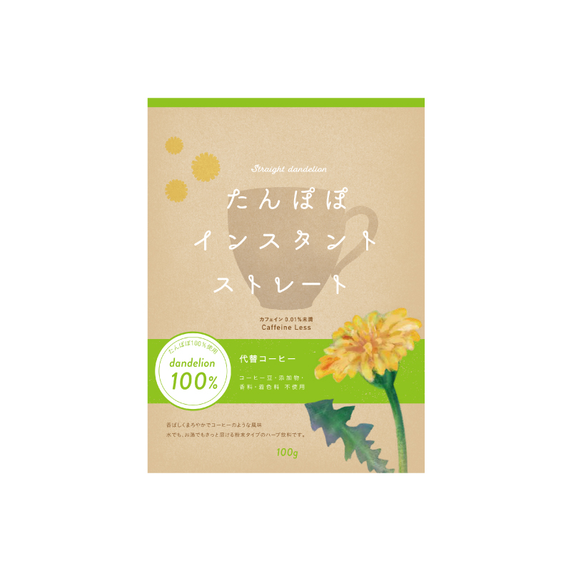 タンポポ インスタント ストレート Straight Dandelion 100g 生活の木 Educaps Com Br