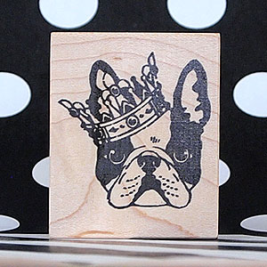 楽天市場】つぶあん ラバースタンプ トラと王冠 縦56mm×横40mm (0086I