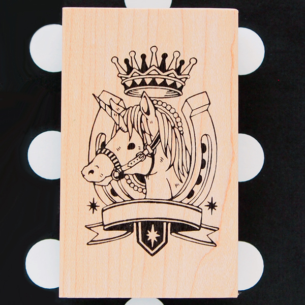 楽天市場】つぶあん ラバースタンプ トラと王冠 縦56mm×横40mm