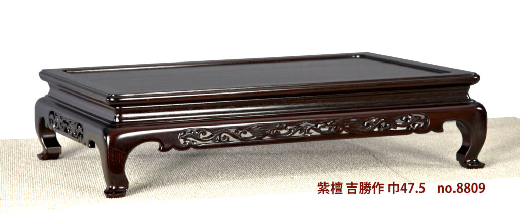 本紫檀　漆塗り　花台　盆栽台 本紫檀 漆塗り 花台 盆栽台