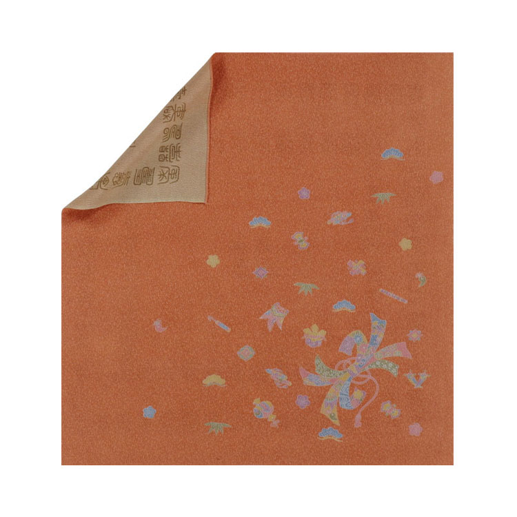 [送料無料＋紙箱付] 正絹の風呂敷 両面染のふろしき 宝散し・百寿 68ｃｍ 風呂敷専門店・唐草屋｜風呂敷専門店 唐草屋