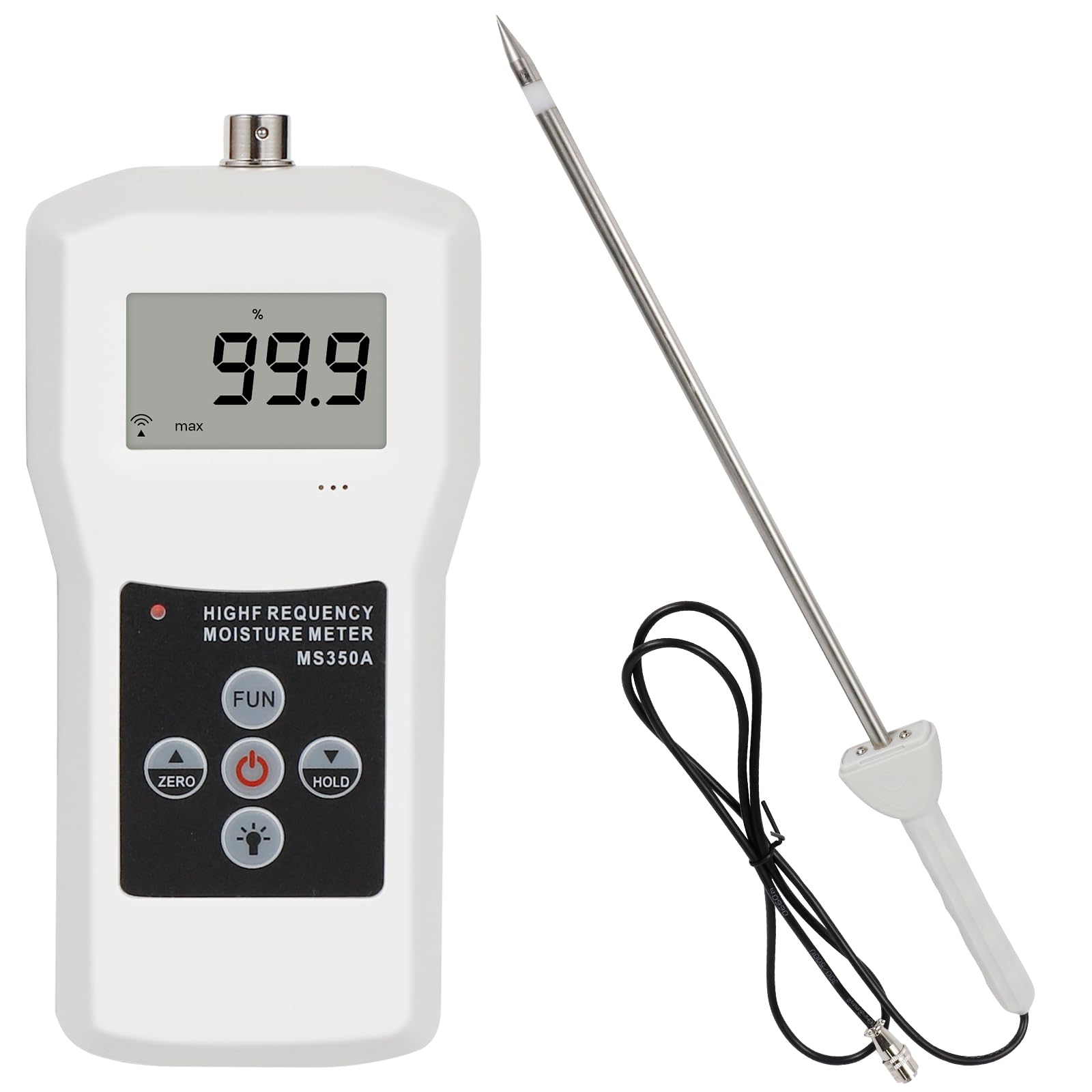 水分計 陶器（瀬戸もの） 0~60% 高周波 LCD 陶器原料品、砂、耐火原料品、水晶砂などの原料品含水率の価値づける器 価値づける物の具 含水率読み合わせる備え付ける 湿り気/かわき切る/水分/水分量価値づける 乾電池別売り