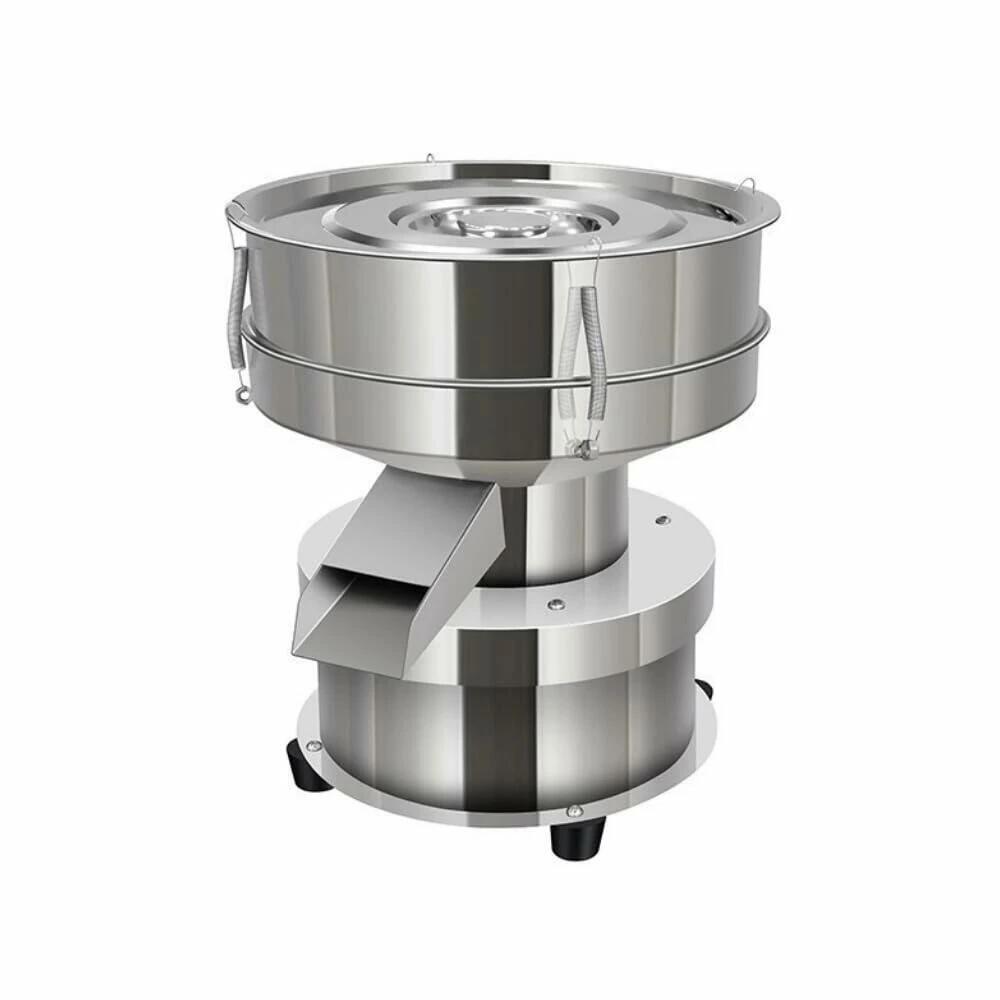 電動ふるい機 振動 粉ふるい機 業務用 304ステンレス製、蓋付き、 40メッシュ付き+ 60メッシュ付き小型 110V 直径30cm 家庭用 粉末/顆粒/液体のスクリーニング (ネット2枚とカバー1枚)|UMAYA-Select.TOKYO