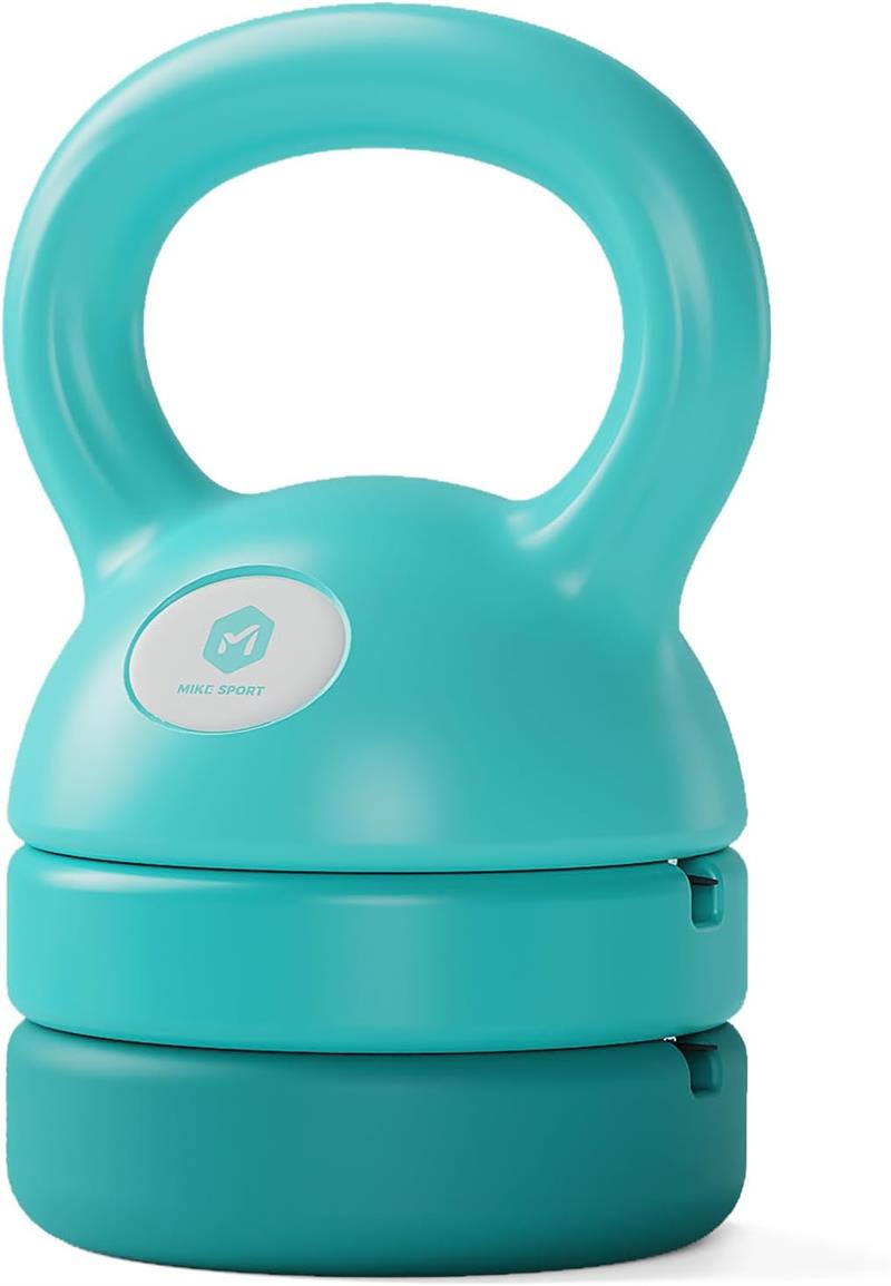 可変式ケトルベル 3in1 初心者向け 5LB 8LB 12LB プレート調節可能 自宅トレーニングジム おしゃれ 筋トレ ダイエット器具