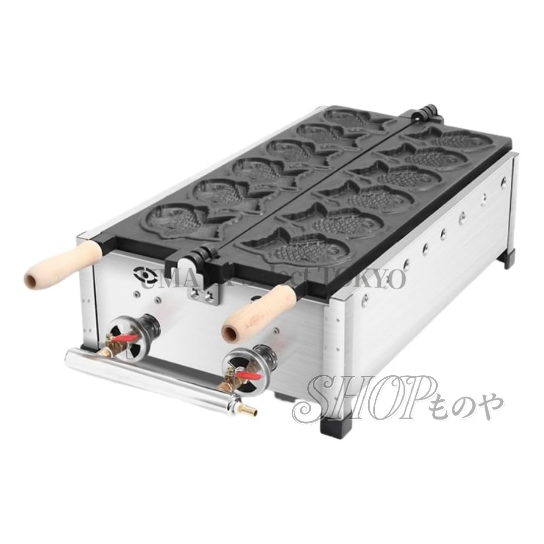 たい焼き器 鯛焼きメーカー 電動鯛焼き機 ガスモデル/電気たい焼き機 電気加熱たい焼き焙煎機 電気加熱鯛型ベーキングマシン 3/6枚焼き重ね合わせ式 時間・温度制御機能付き 取り外し可能な受け皿|UMAYA-Select.TOKYO