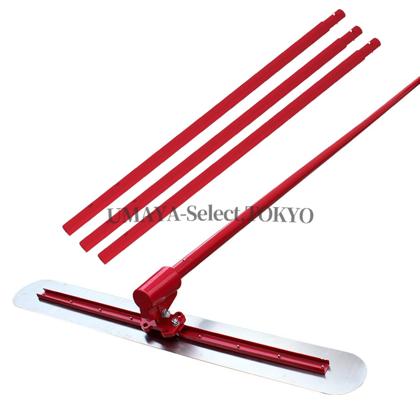 ステンレス鋼製 120×20cm 携帯用レベリングスクリード コンクリート仕上げツール 工事現場の土間舗装を簡単均し 角度調整可能なマジックタンパーで省力化 トップコート仕上作業にも最適 建設機械のプロフェッショナルツール|UMAYA-Select.TOKYO