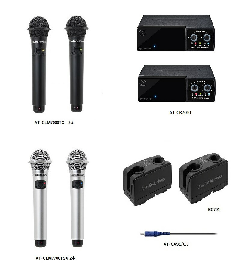audio-technica ワイヤレスマイクセット AT−CR-700、24V audio-technica ワイヤレスマイクセット AT−CR-700、24V